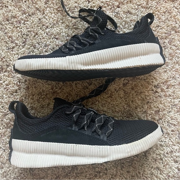 Sorel Shoes - Sorel Out & About Lace Up Low Top Sneakers Size US7/EU38 Black/Sea Salt NEW!